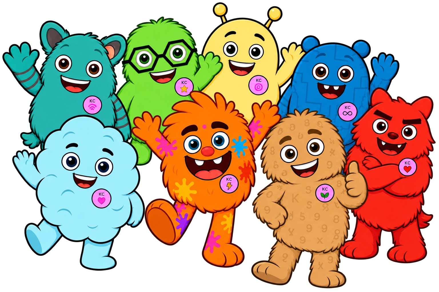 The Kindness Crew Characters Group