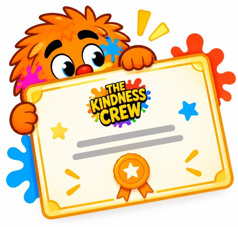 Official Kindness Crew Member Certificate